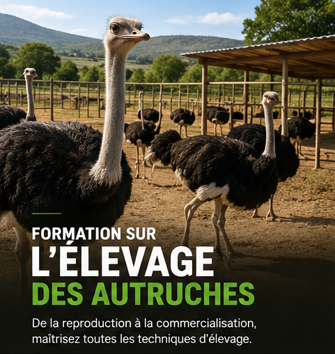 Formation sur l'élevage des autruches