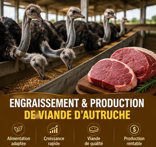 Formation engraissement des autruches