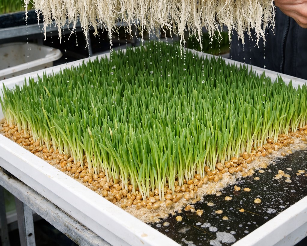 Formation sur la production de fourrage hydroponique à base d'orge